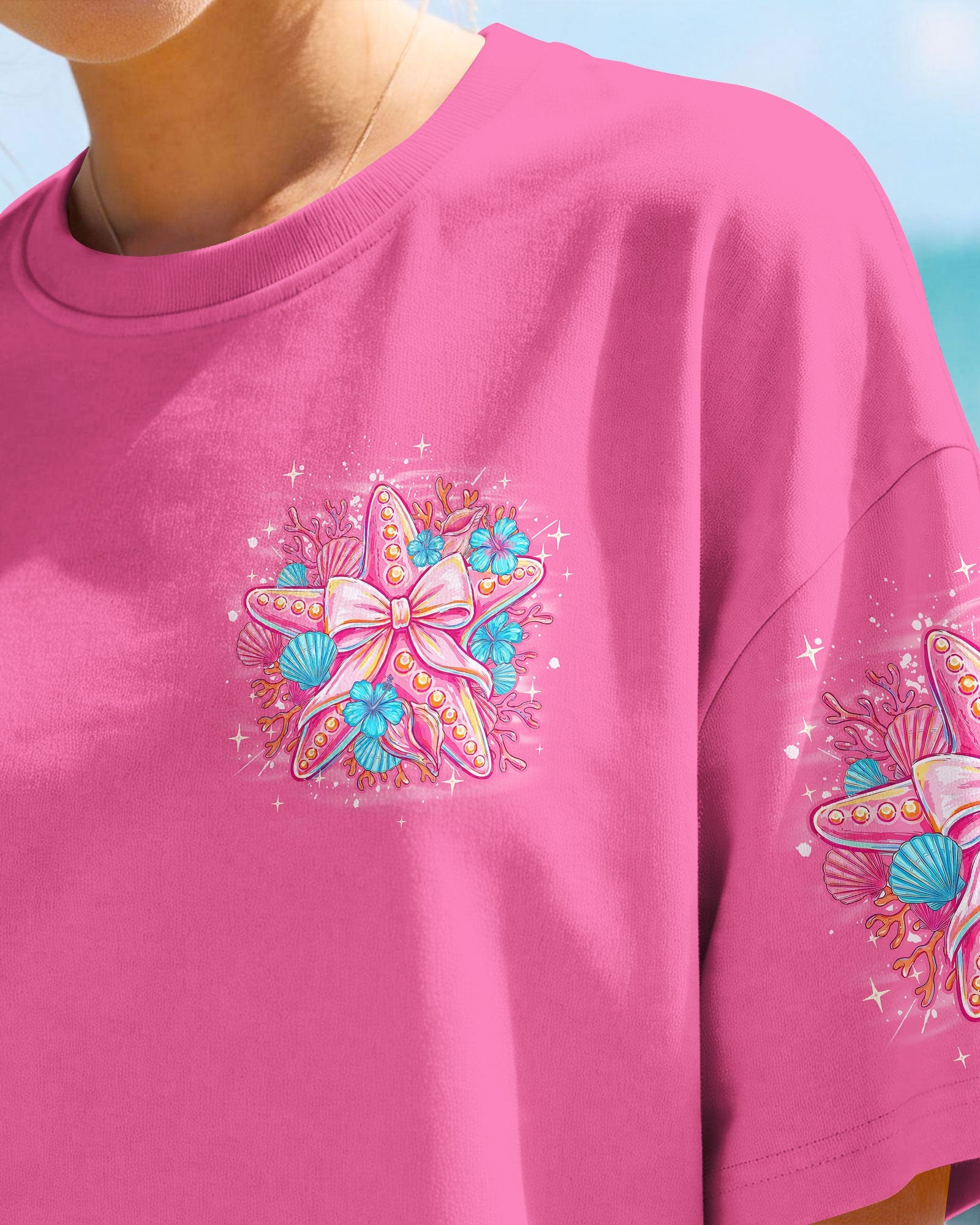 TAKE ME TO THE BEACH STARFISH ALL OVER PRINT - TYQY1606265