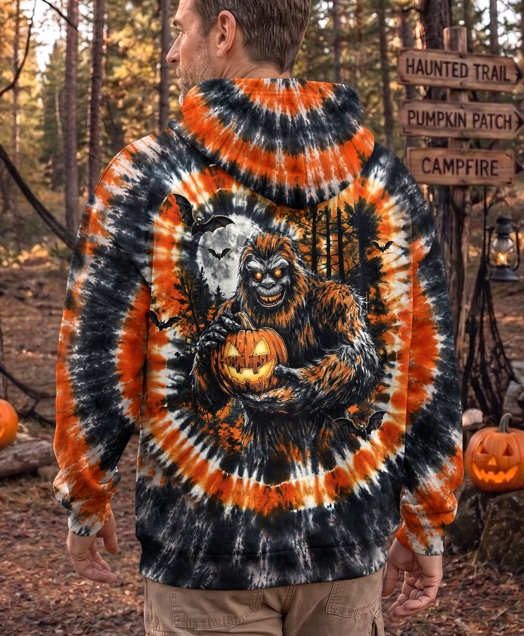 SCARY BIGFOOT HALLOWEEN ALL OVER PRINT - TLHG1707263