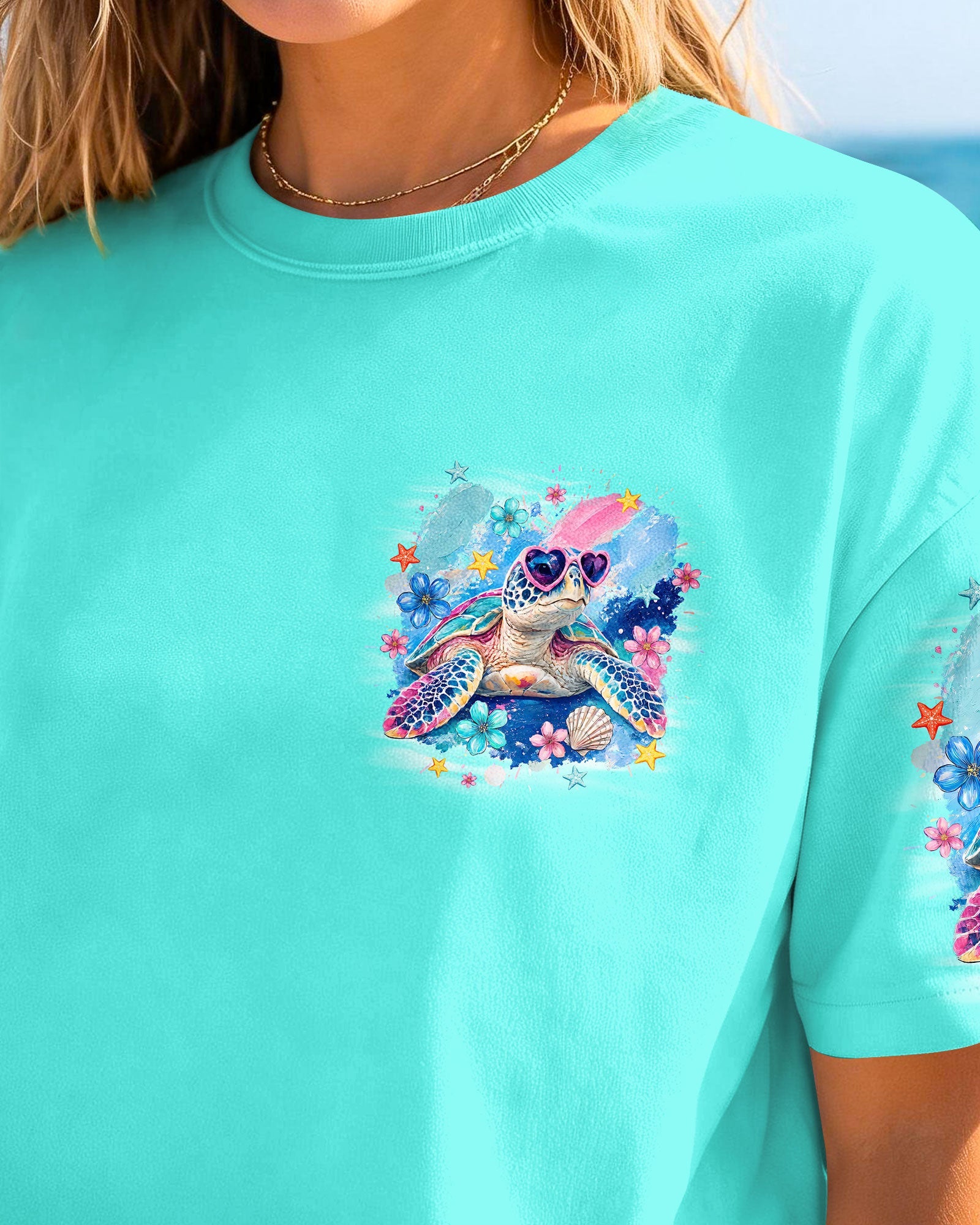 SMELL THE SEA TURTLE ALL OVER PRINT - TYQY1806262