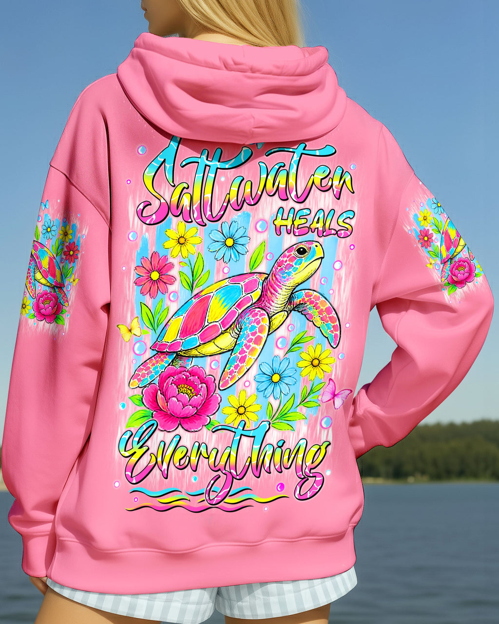 SALTWATER HEALS EVERYTHING TURTLE ALL OVER PRINT - TYLN2505262