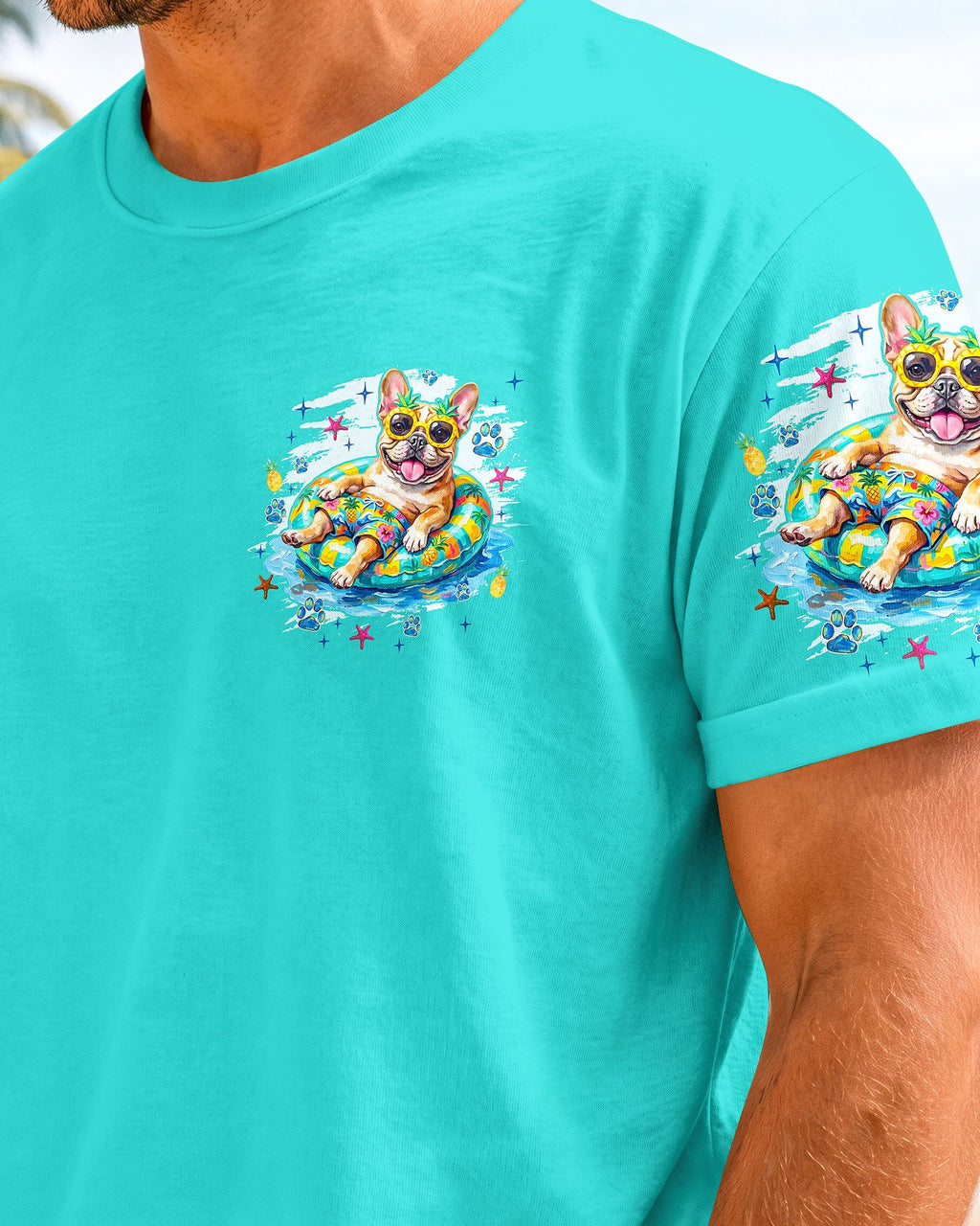 SALTY KISSES AND SANDY PAWS FRENCH BULLDOG ALL OVER PRINT - TYQY2905262