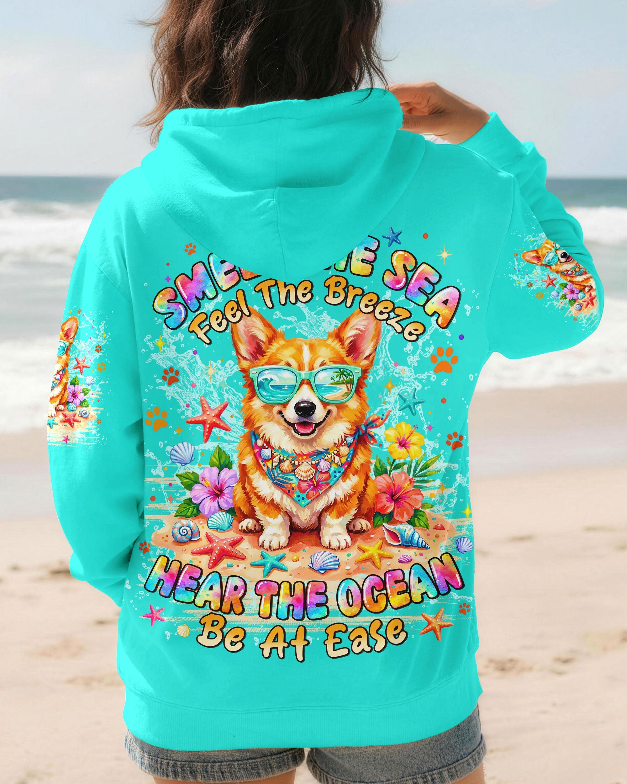 SMELL THE SEA CORGI DOG ALL OVER PRINT - TYLN1206261
