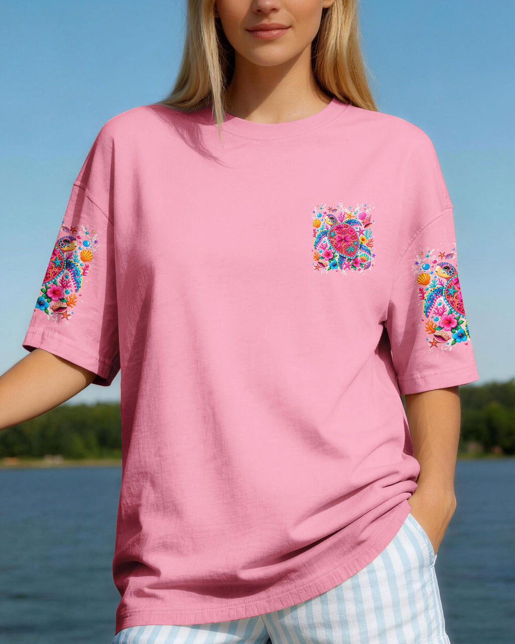 TURTLEY OVER IT ALL OVER PRINT - TYLN1206262