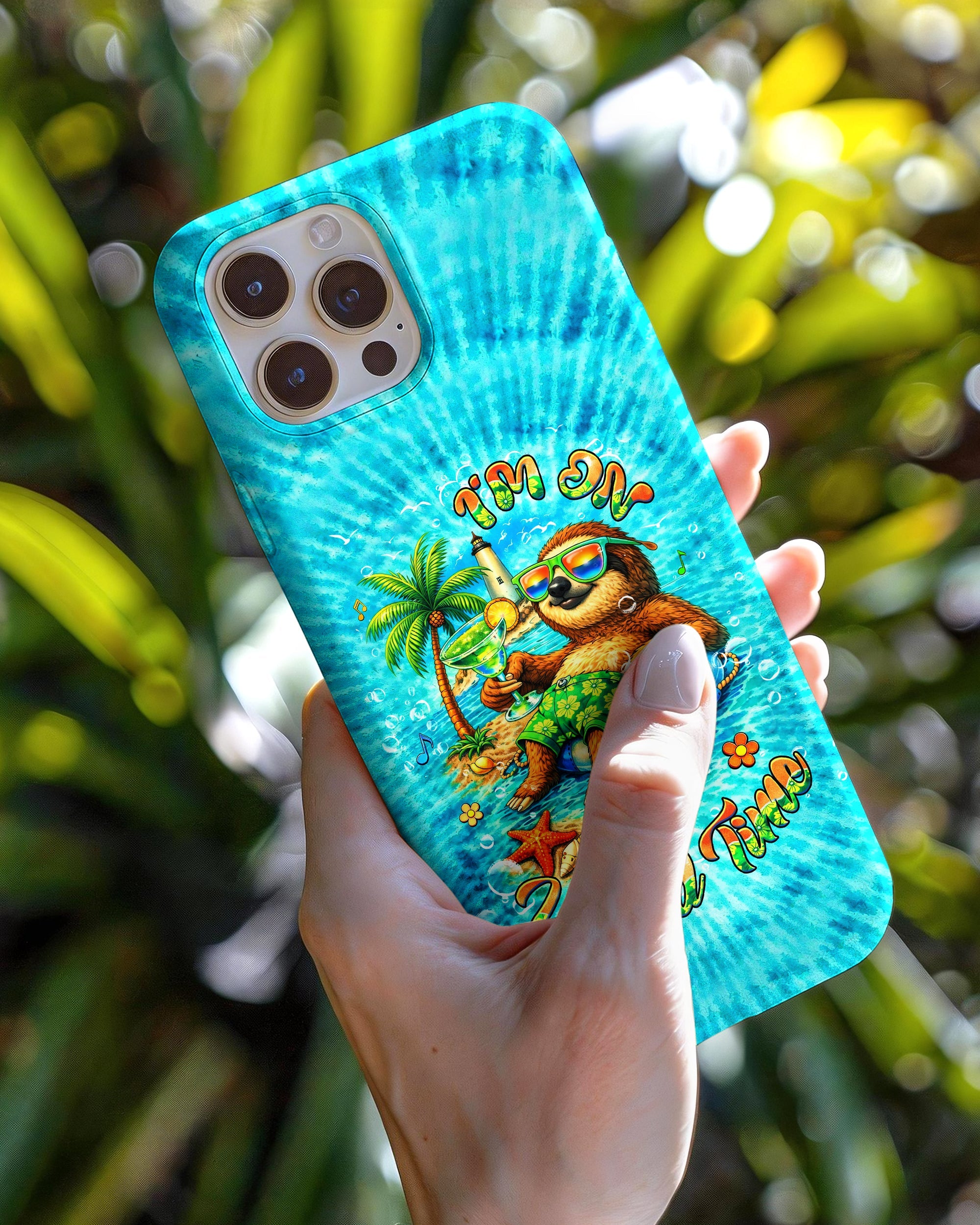 I'M ON ISLAND TIME SLOTH   PHONE CASE  - TLHG1205264
