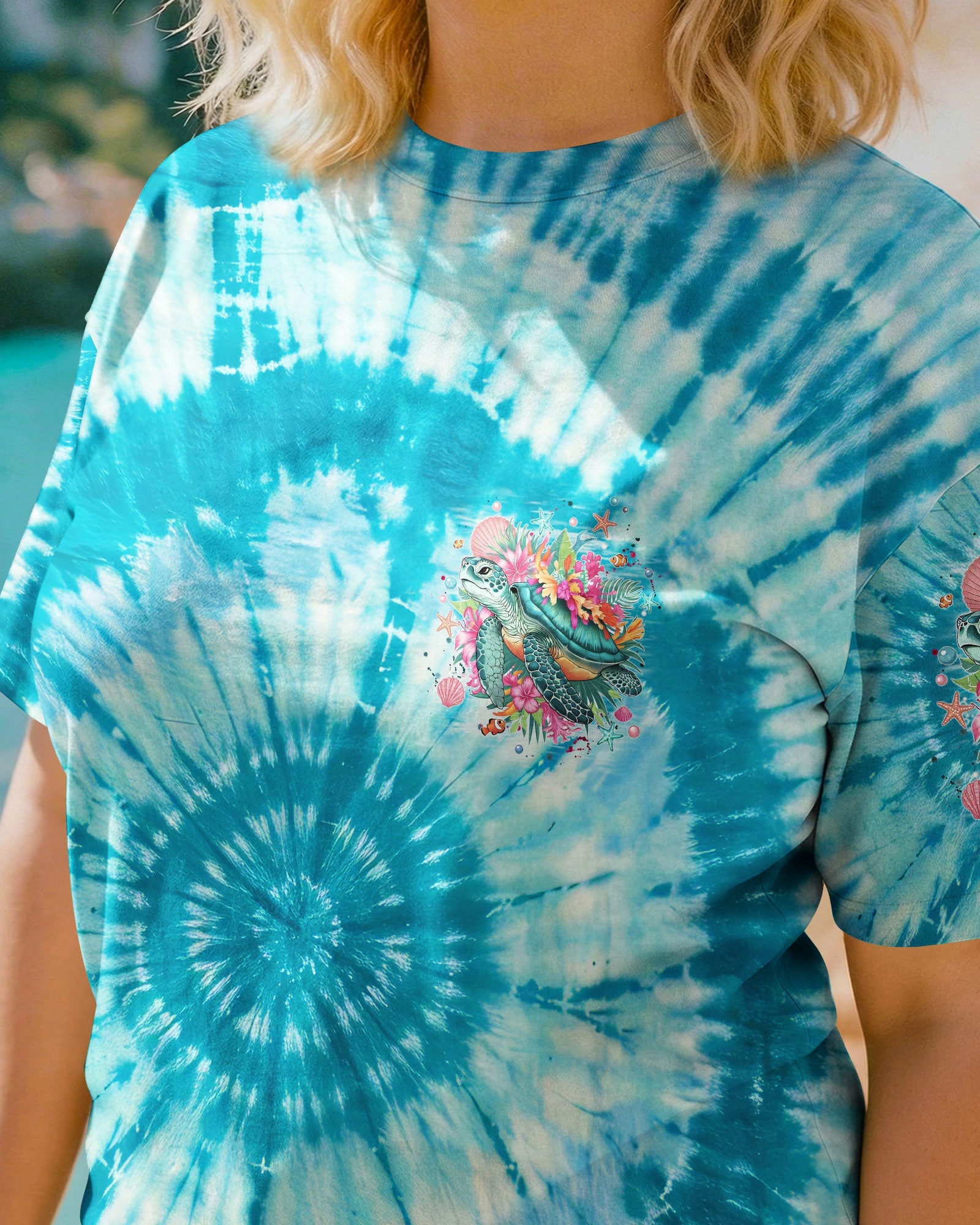 SALTWATER HEALS EVERYTHING TURTLE ALL OVER PRINT - TYQY0904261