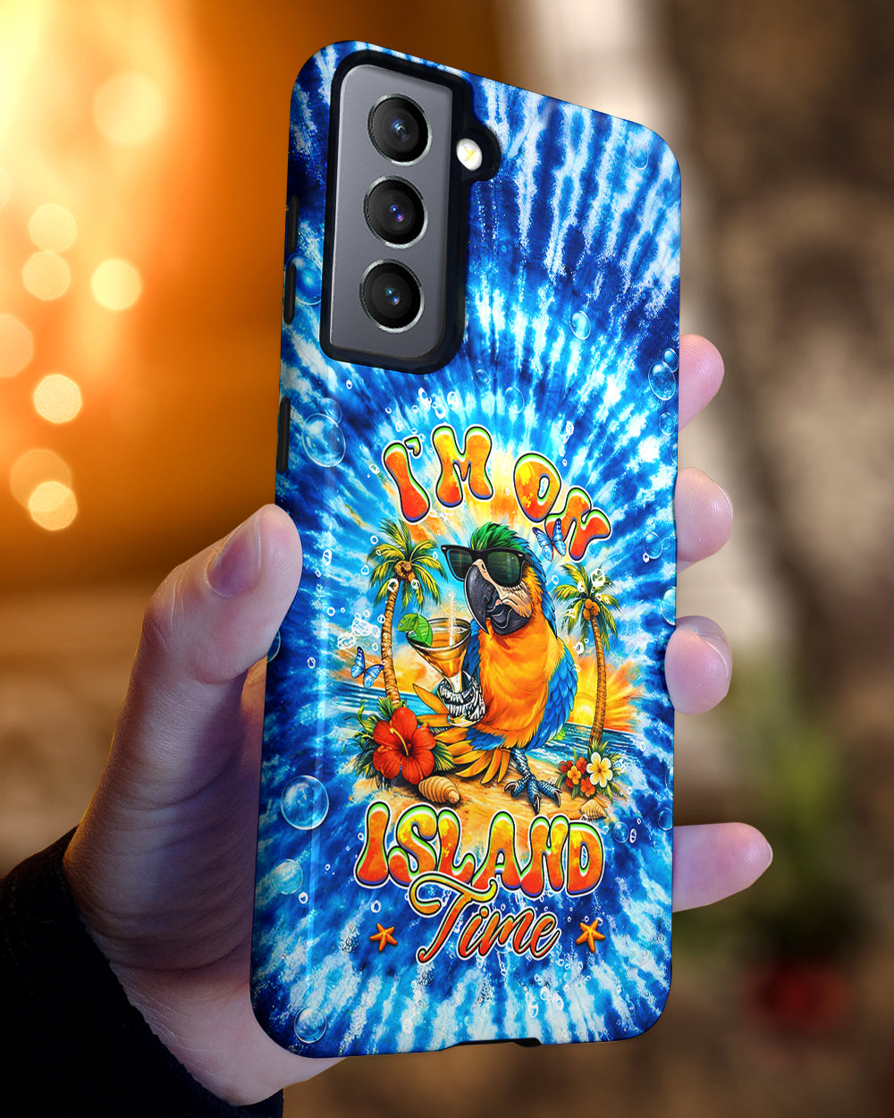I'M ON ISLAND TIME PARROT  PHONE CASE  - TLHG1604261