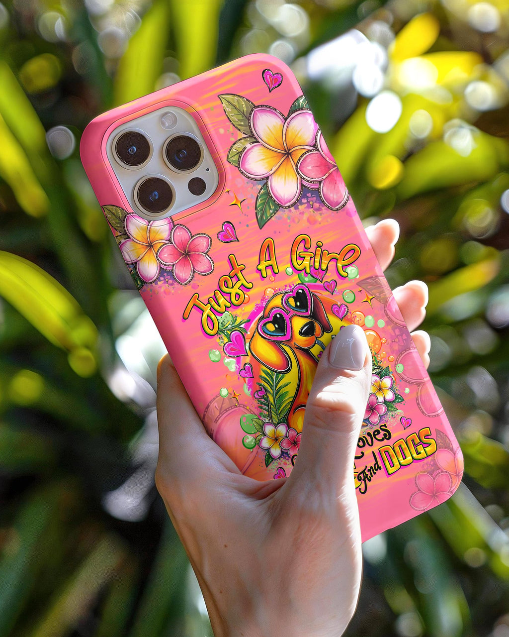 JUST A GIRL WHO LOVES DACHSHUND DOG PHONE CASE  - TLHG2005264