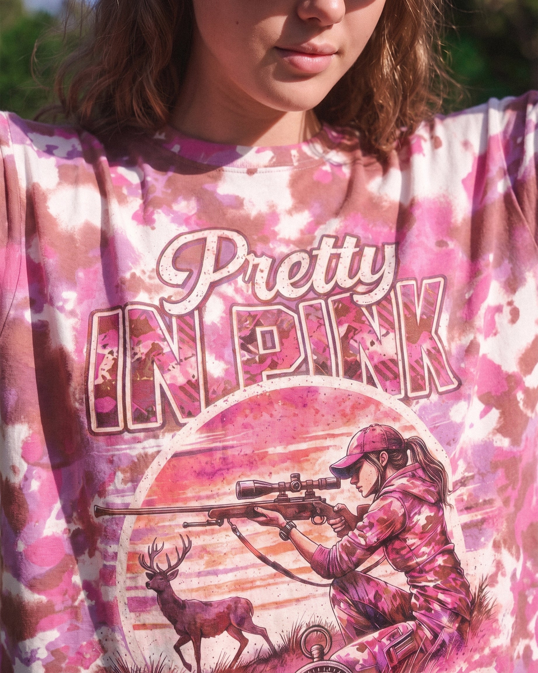 PRETTY IN PINK DANGEROUS IN CAMO ALL OVER PRINT - RI0907261