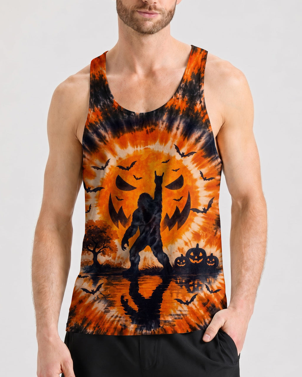 BIGFOOT MOONBURST HALLOWEEN ALL OVER PRINT - TLTW1707262