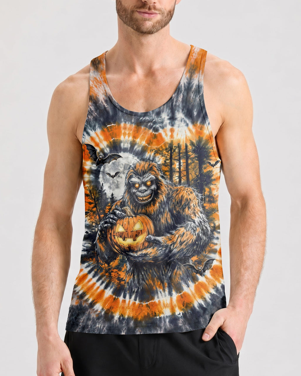 SCARY BIGFOOT HALLOWEEN ALL OVER PRINT - TLHG1707263