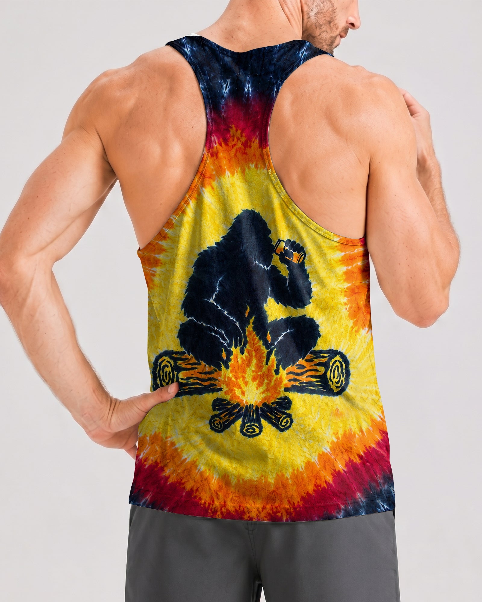 MAKING MEMORIES ONE CAMPFIRE AT A TIME BIGFOOT ALL OVER PRINT - TLHN1307262