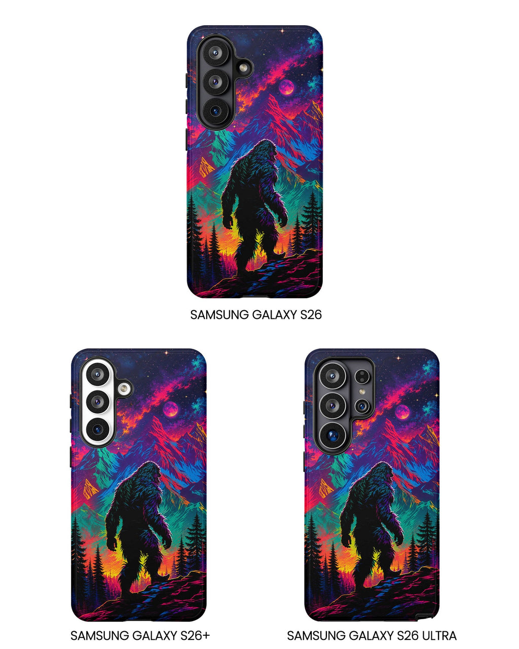 NEON WILDERNESS BIGFOOT PHONE CASE   - TLHN1905264