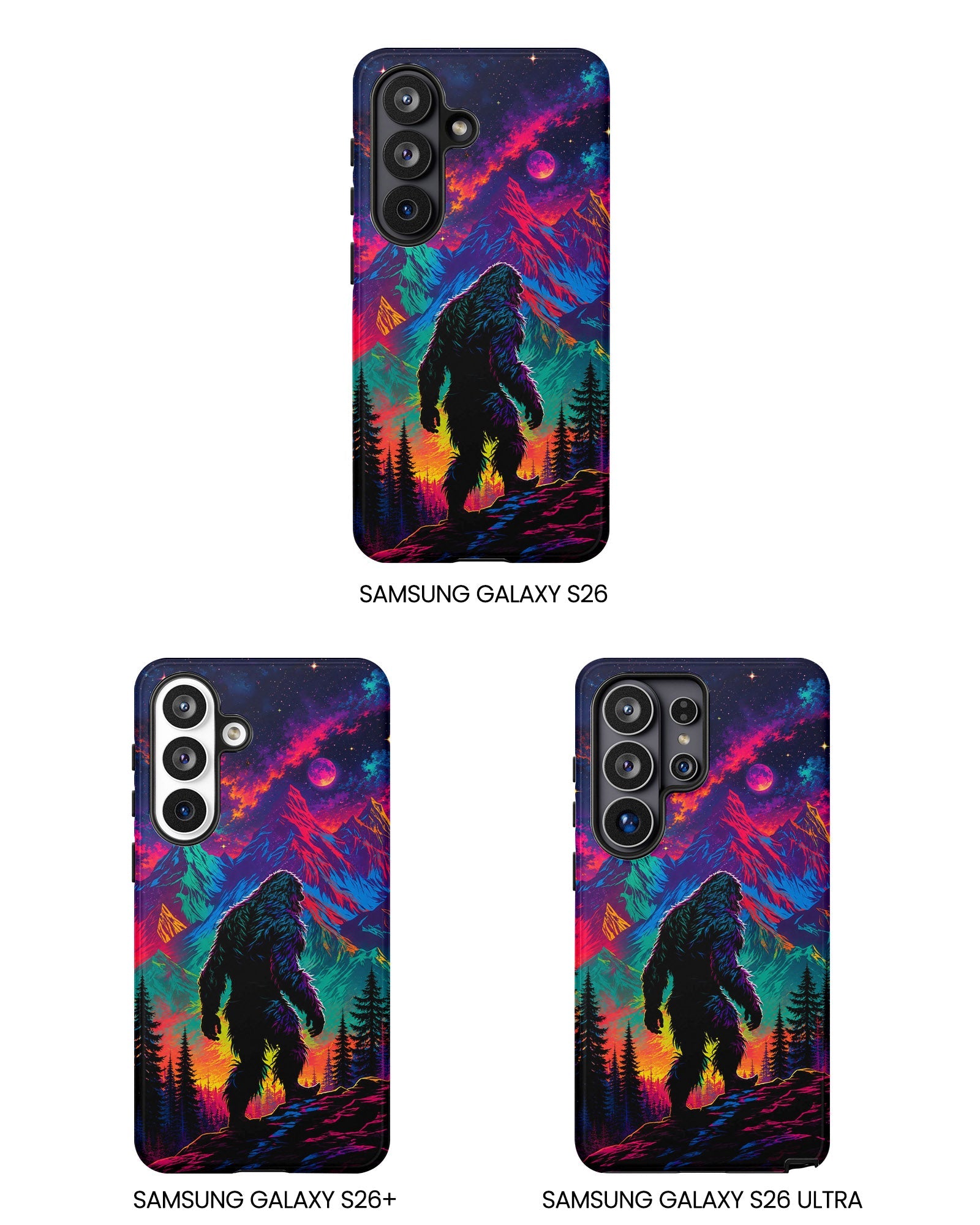 NEON WILDERNESS BIGFOOT PHONE CASE   - TLHN1905264