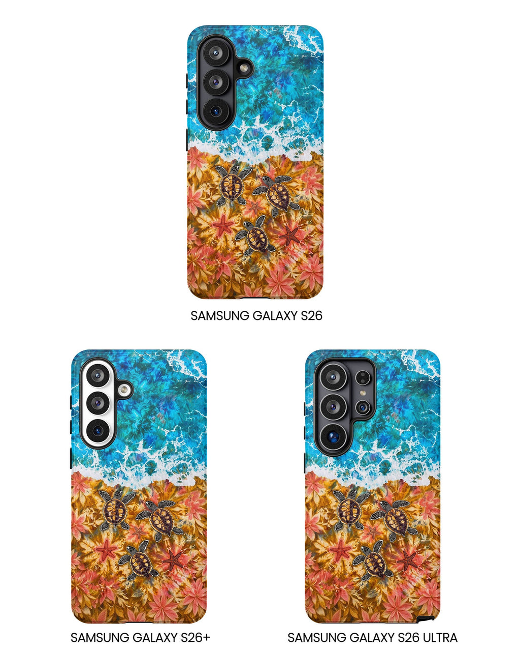 SEA TURTLE SALTY WAVES PHONE CASE  - TLHG1405264
