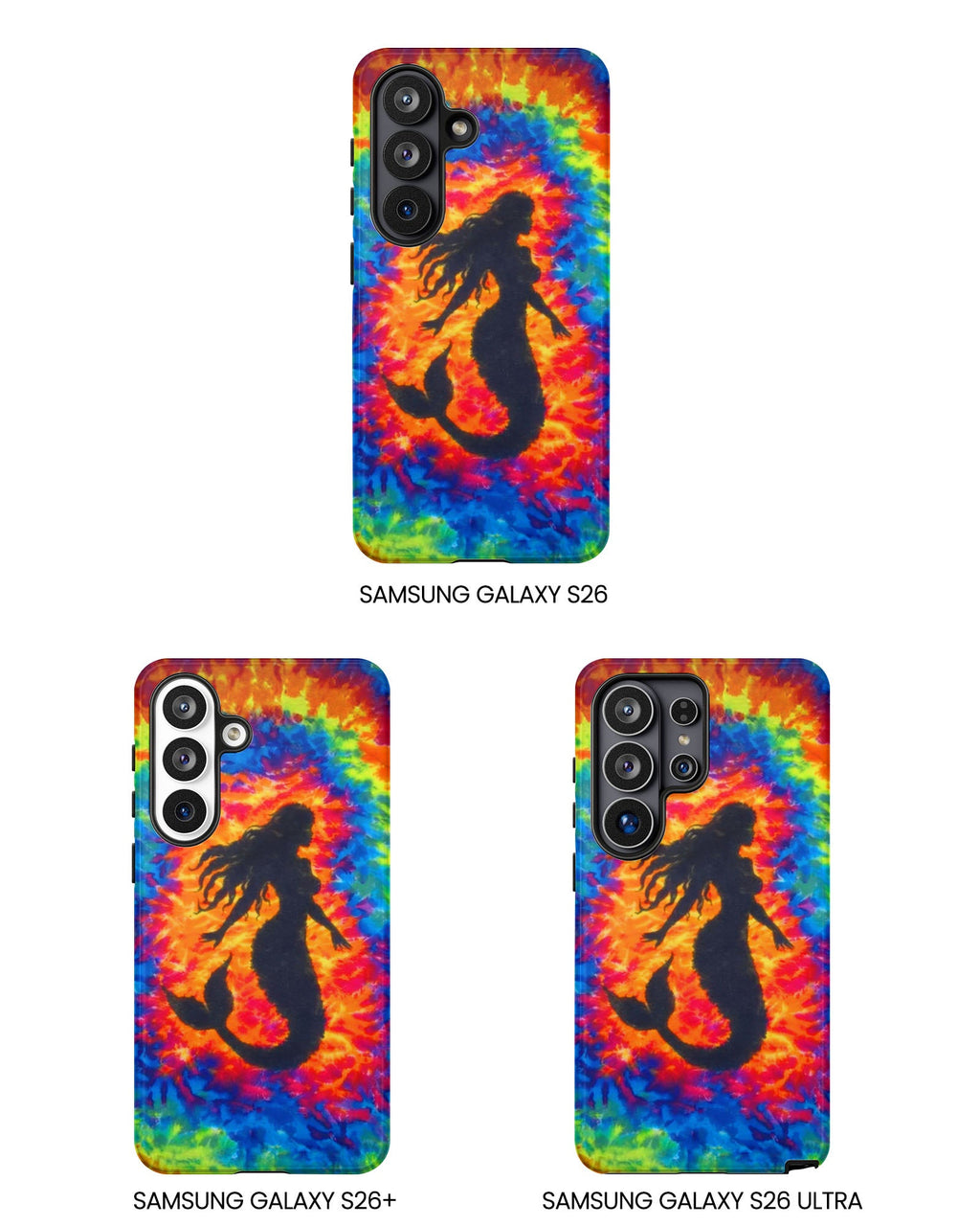 MERMAID COLORFUL SWIRL PHONE CASE  - TLTW2105264