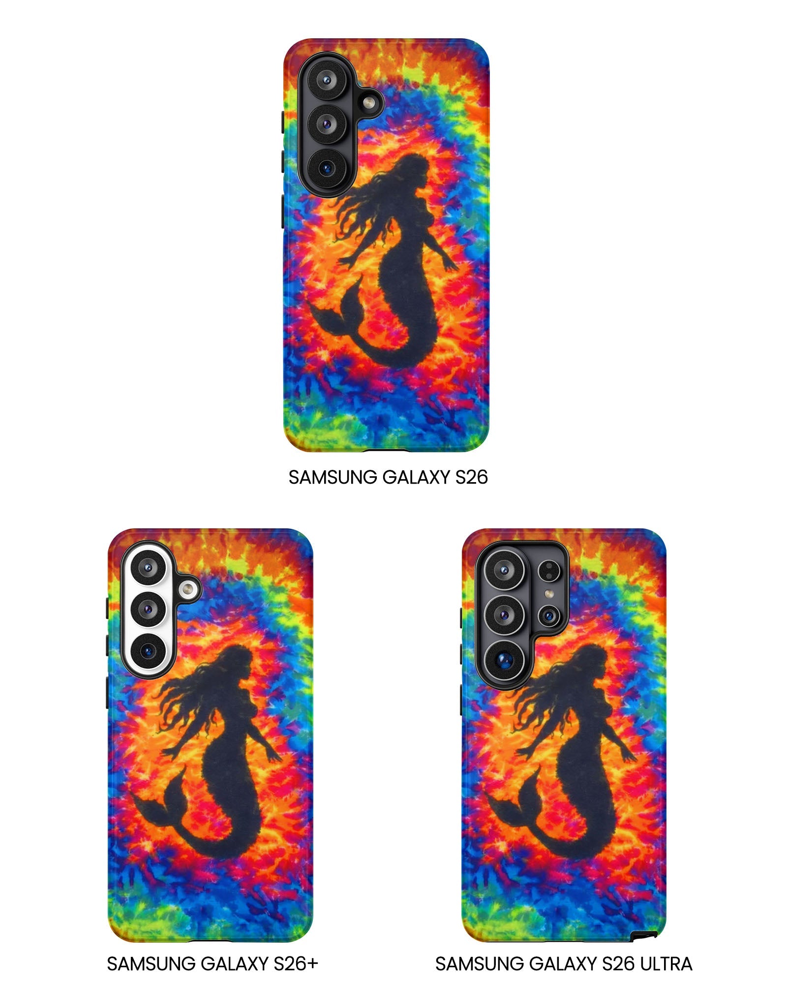 MERMAID COLORFUL SWIRL PHONE CASE  - TLTW2105264
