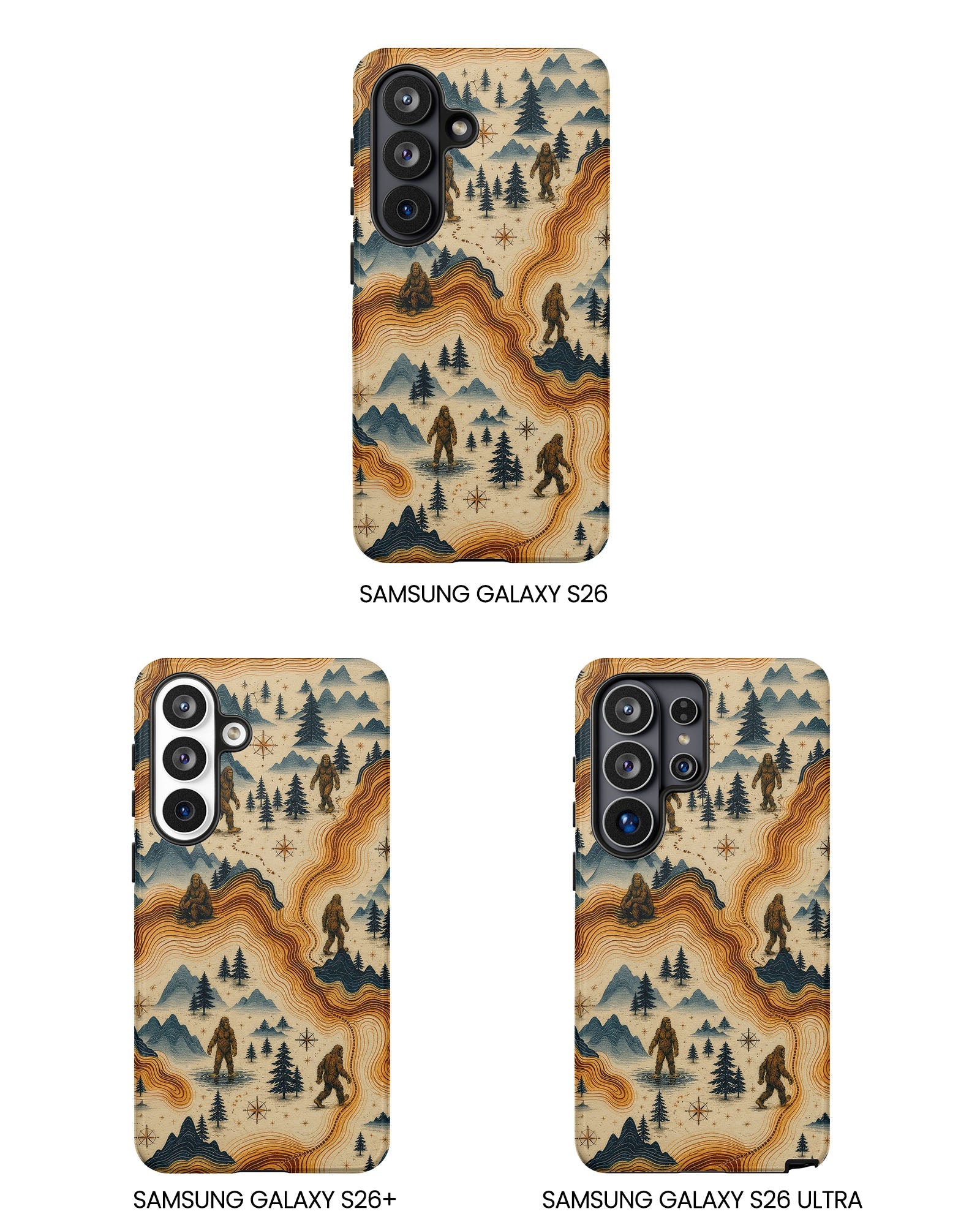 BIGFOOT VINTAGE LANDSCAPE PHONE CASE - TLNO0307261