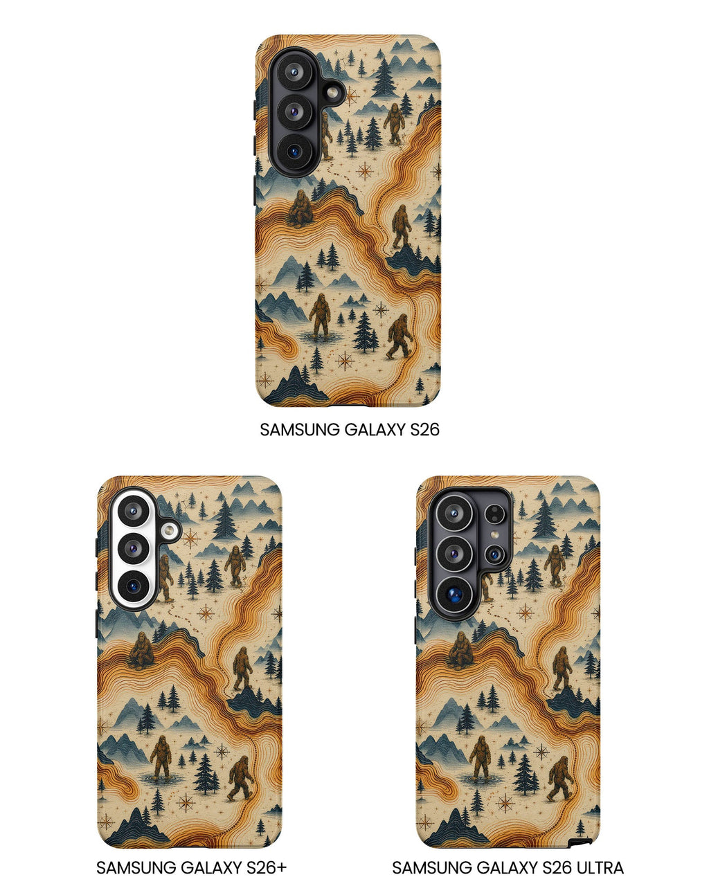 BIGFOOT VINTAGE LANDSCAPE PHONE CASE - TLNO0307261