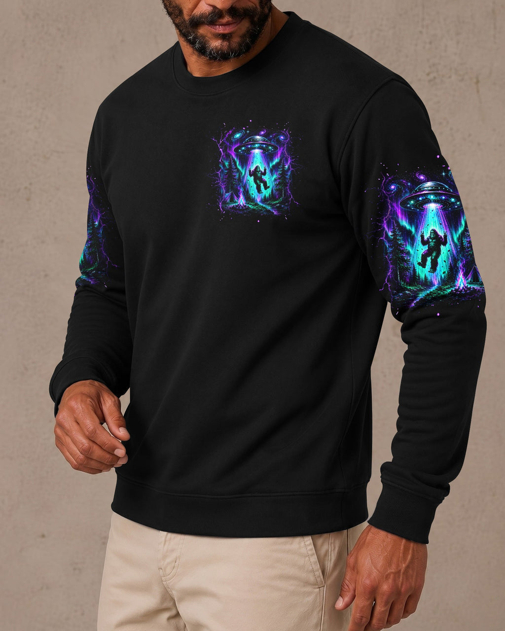 GOTTA GO VIBES ARE OFF BIGFOOT AURORA ALL OVER PRINT  - TLHG2306262