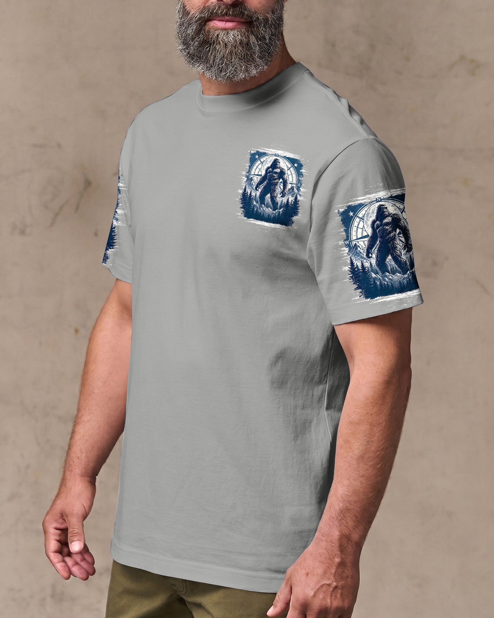 NOT ALL WHO WANDER ARE LOST BIGFOOT ALL OVER PRINT - TYPQ0907261