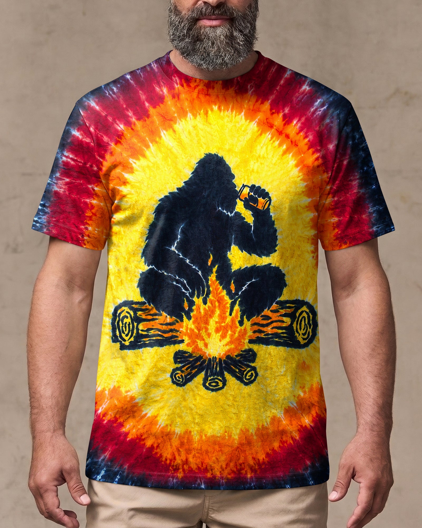 MAKING MEMORIES ONE CAMPFIRE AT A TIME BIGFOOT ALL OVER PRINT - TLHN1307262