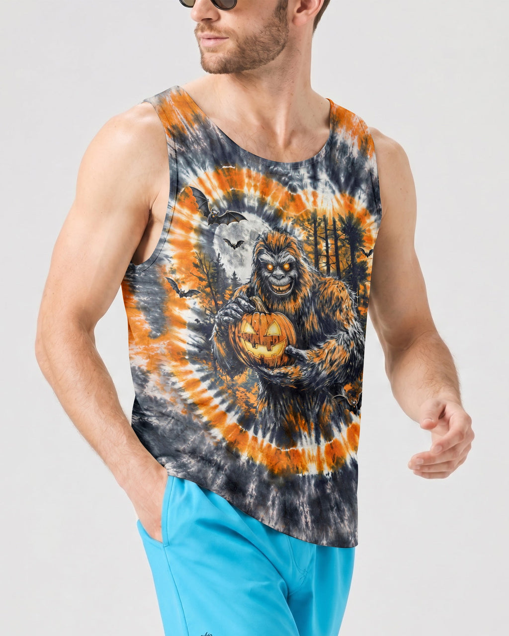 SCARY BIGFOOT HALLOWEEN ALL OVER PRINT - TLHG1707263