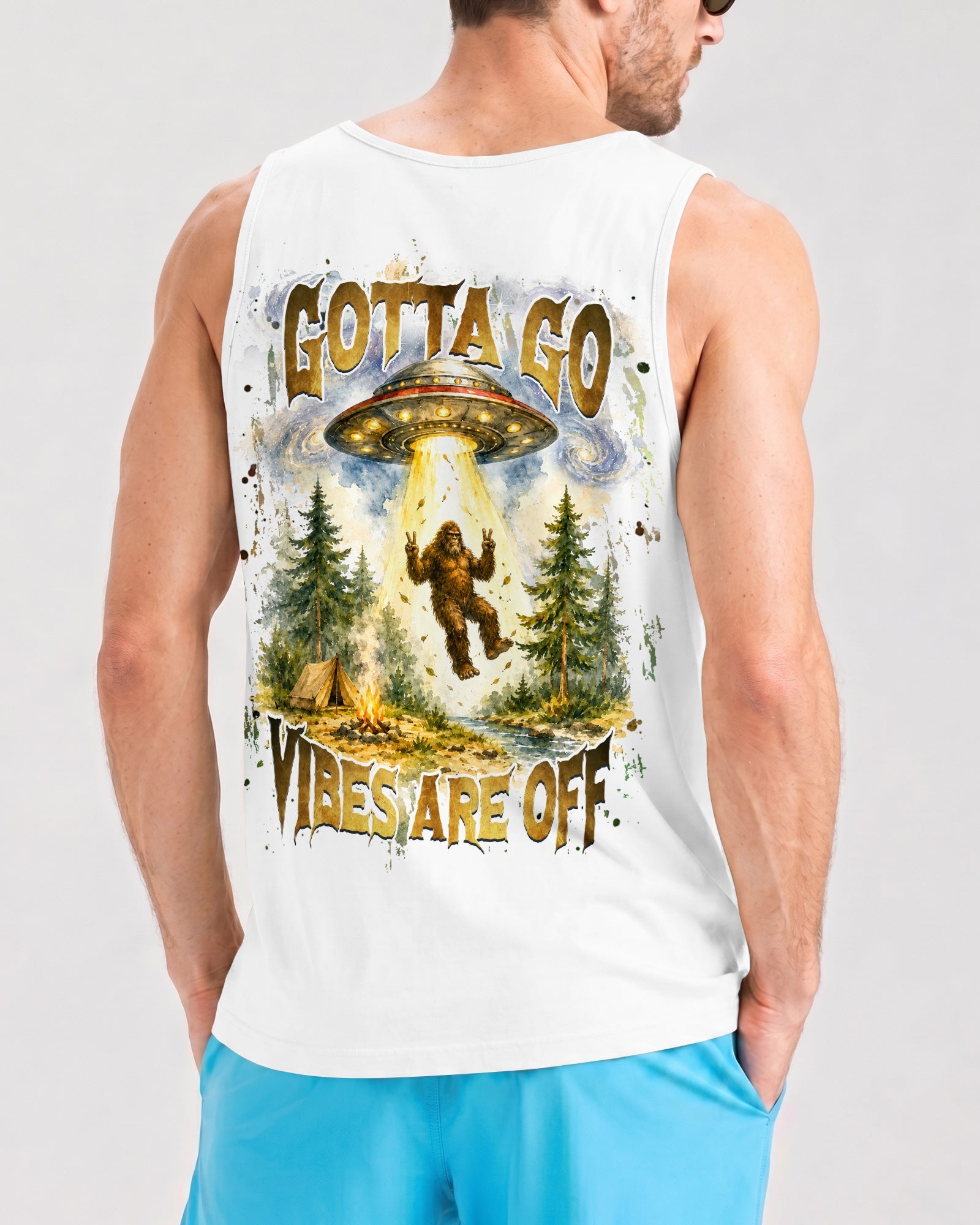 GOTTA GO VIBES ARE OFF BIGFOOT ALL OVER PRINT  - TLHG2206264