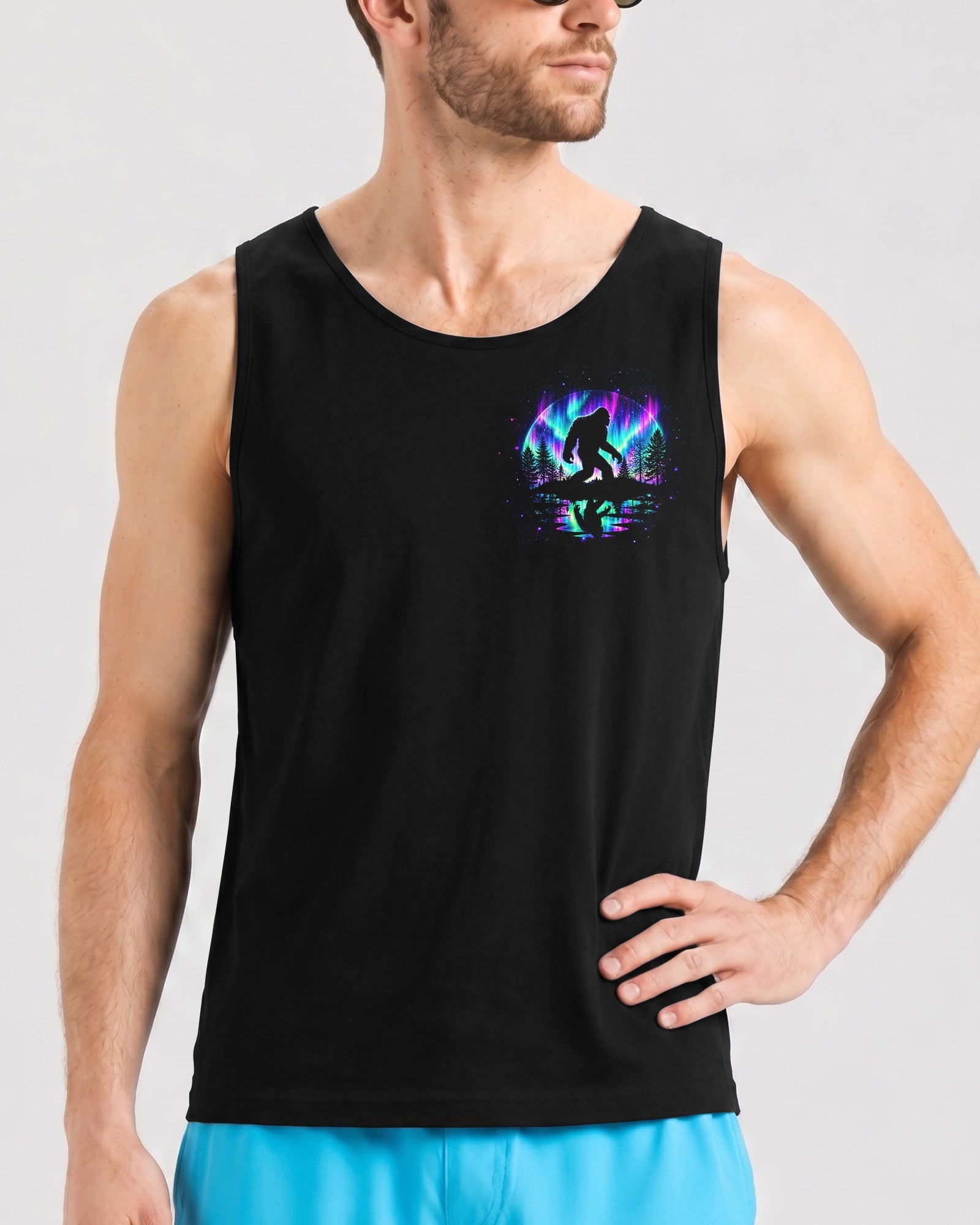 AND INTO THE FOREST I GO BIGFOOT AURORA ALL OVER PRINT -  TLTW2306261