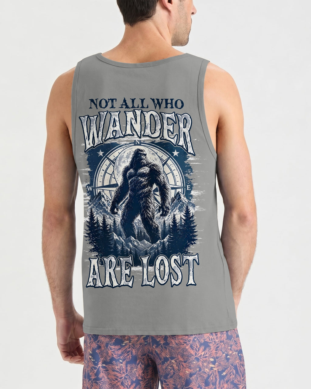 NOT ALL WHO WANDER ARE LOST BIGFOOT ALL OVER PRINT - TYPQ0907261