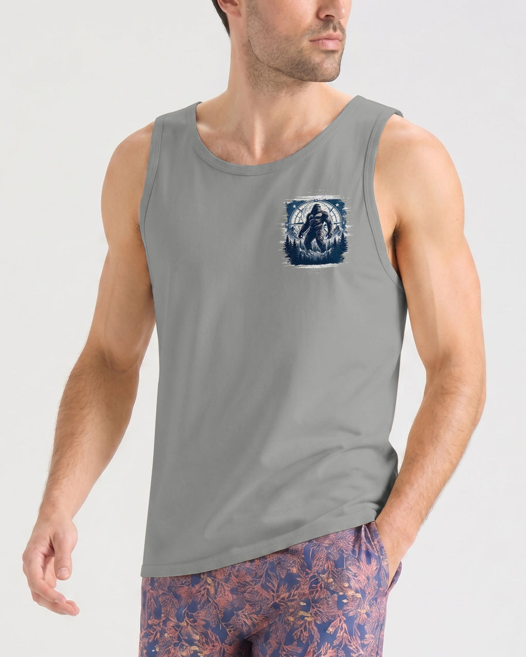 NOT ALL WHO WANDER ARE LOST BIGFOOT ALL OVER PRINT - TYPQ0907261