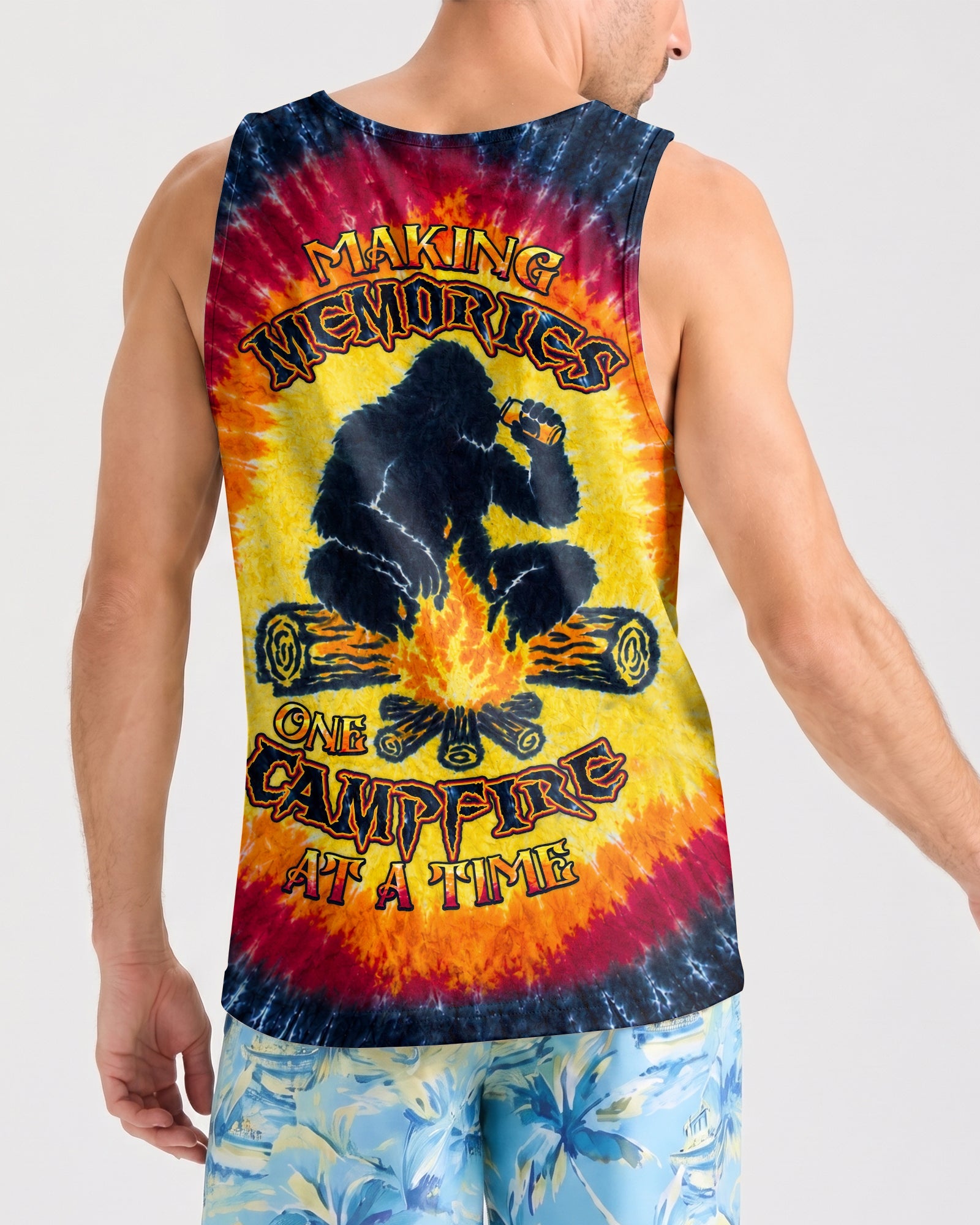 MAKING MEMORIES ONE CAMPFIRE AT A TIME BIGFOOT ALL OVER PRINT - TLHN1307262