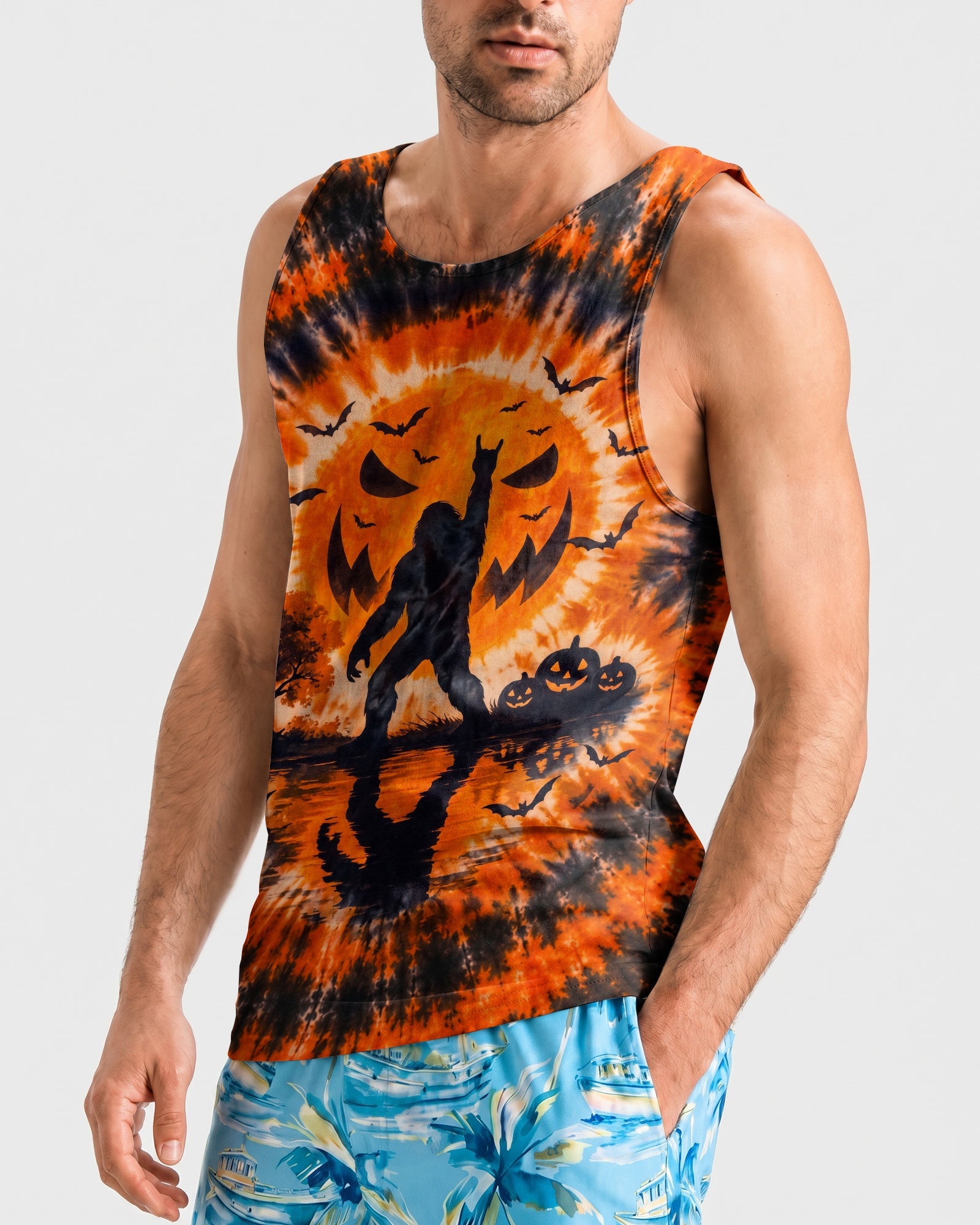 BIGFOOT MOONBURST HALLOWEEN ALL OVER PRINT - TLTW1707262