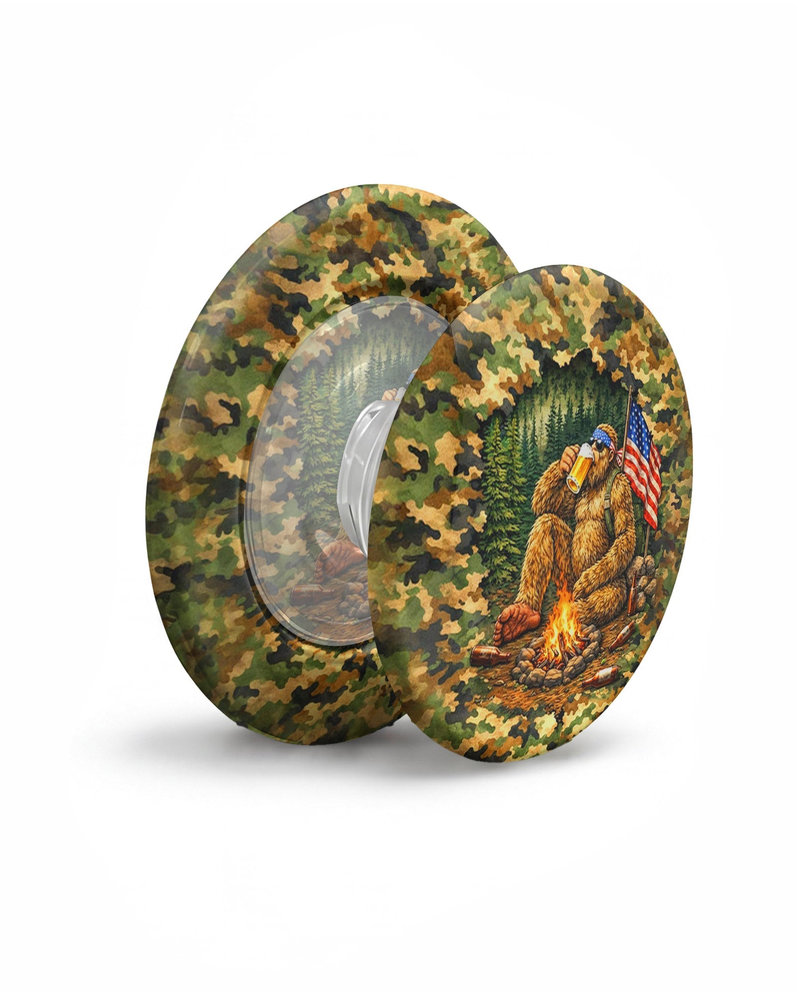 BIGFOOT CAMPFIRE CAMOUFLAGE MAGSAFE PHONE GRIP   - TLHN1604264