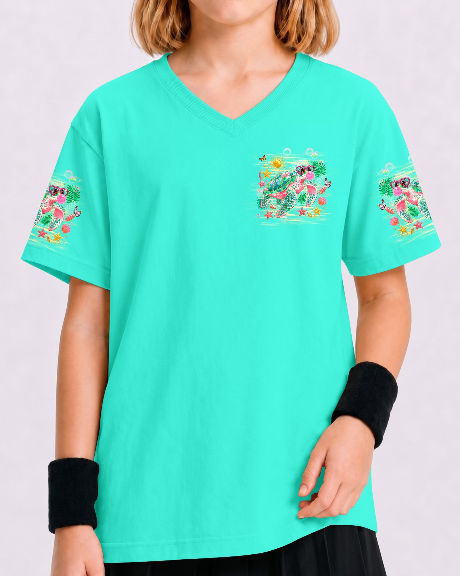 TURTLE KISSES STARFISH WISHES KIDS ALL OVER PRINT - TLHG0906261