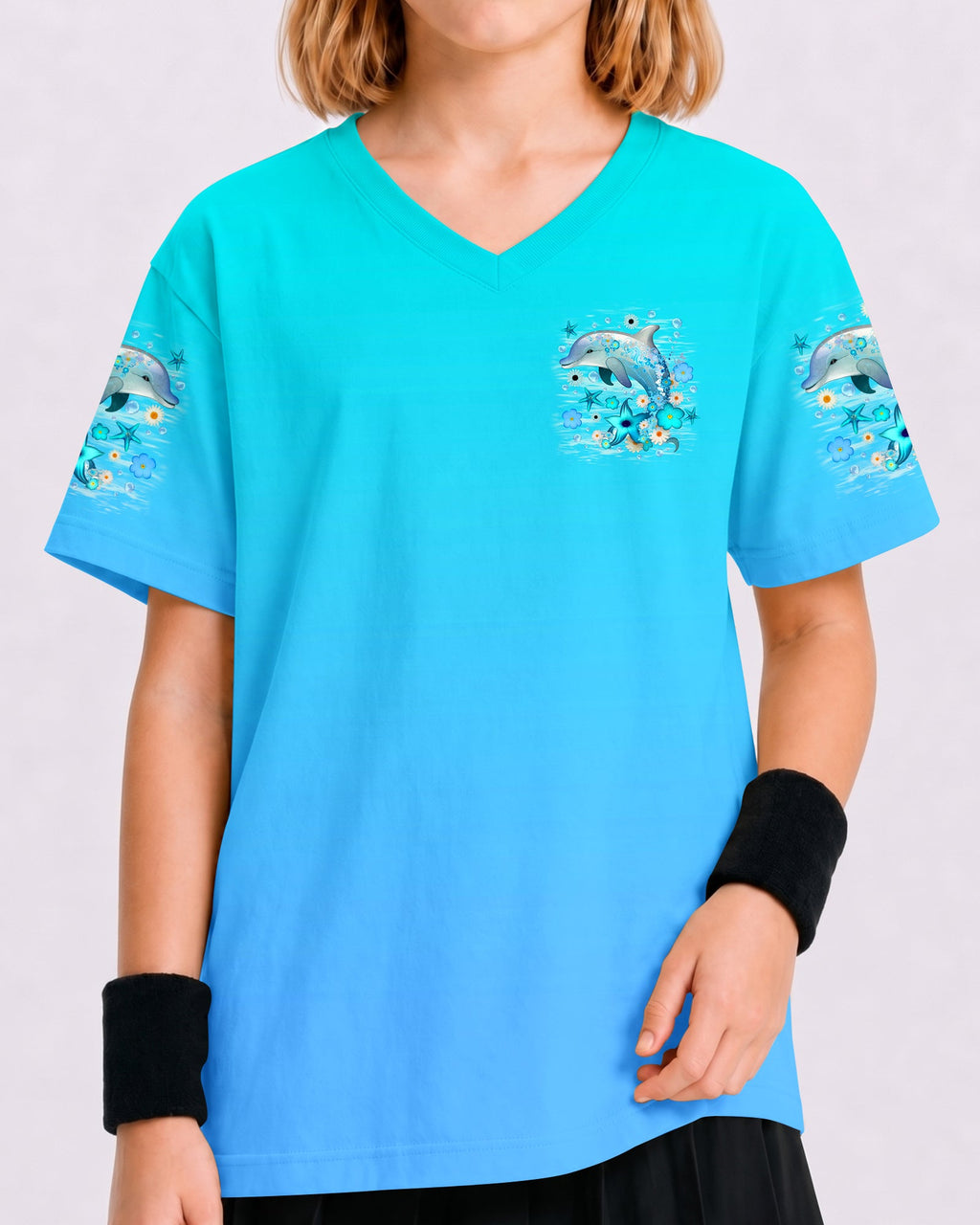 OCEAN WISHES DOLPHIN KISSES KIDS ALL OVER PRINT - TLNO2905262