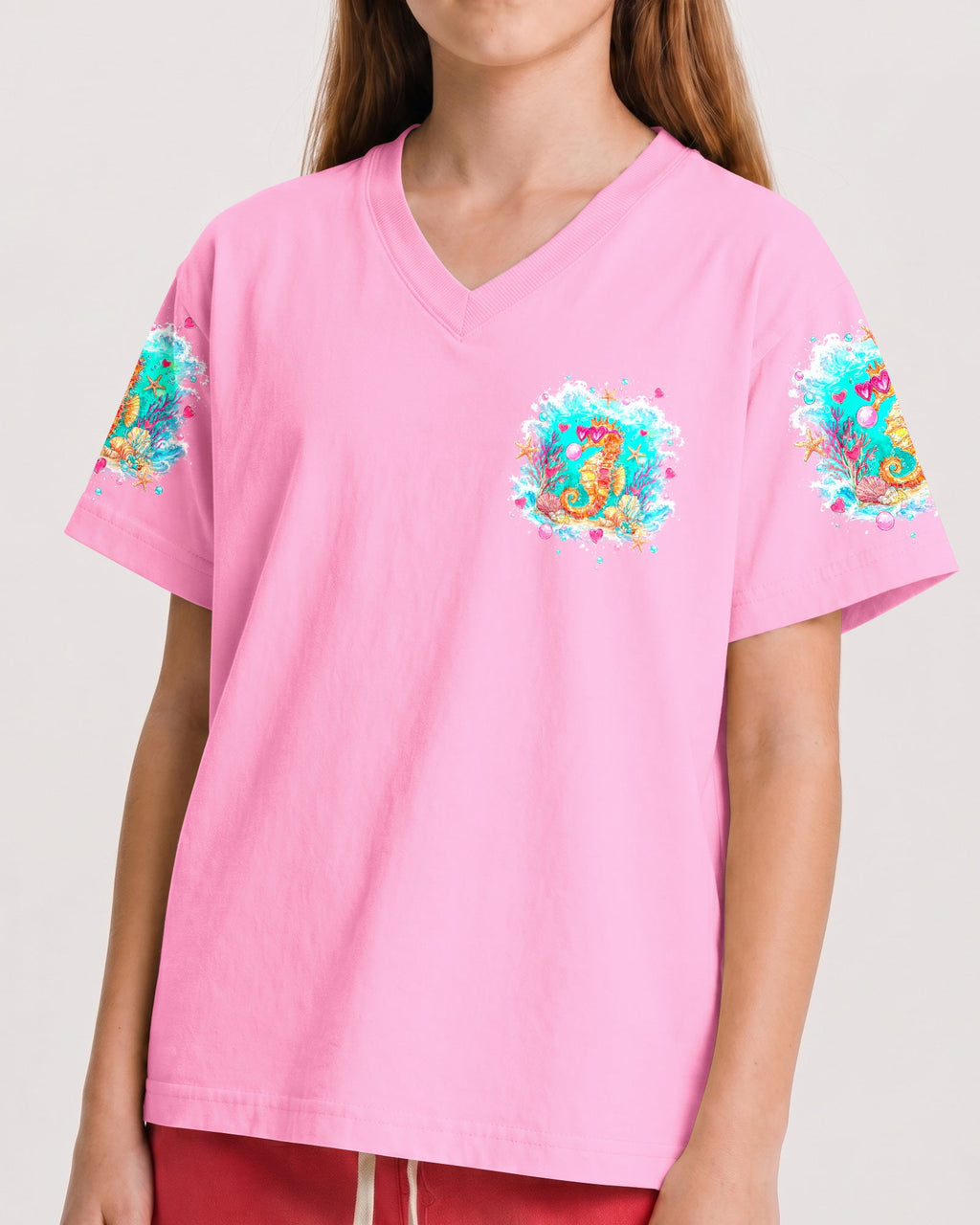SMELL THE SEA FEEL THE BREEZE SEAHORSE KIDS ALL OVER PRINT - TLTW0806263