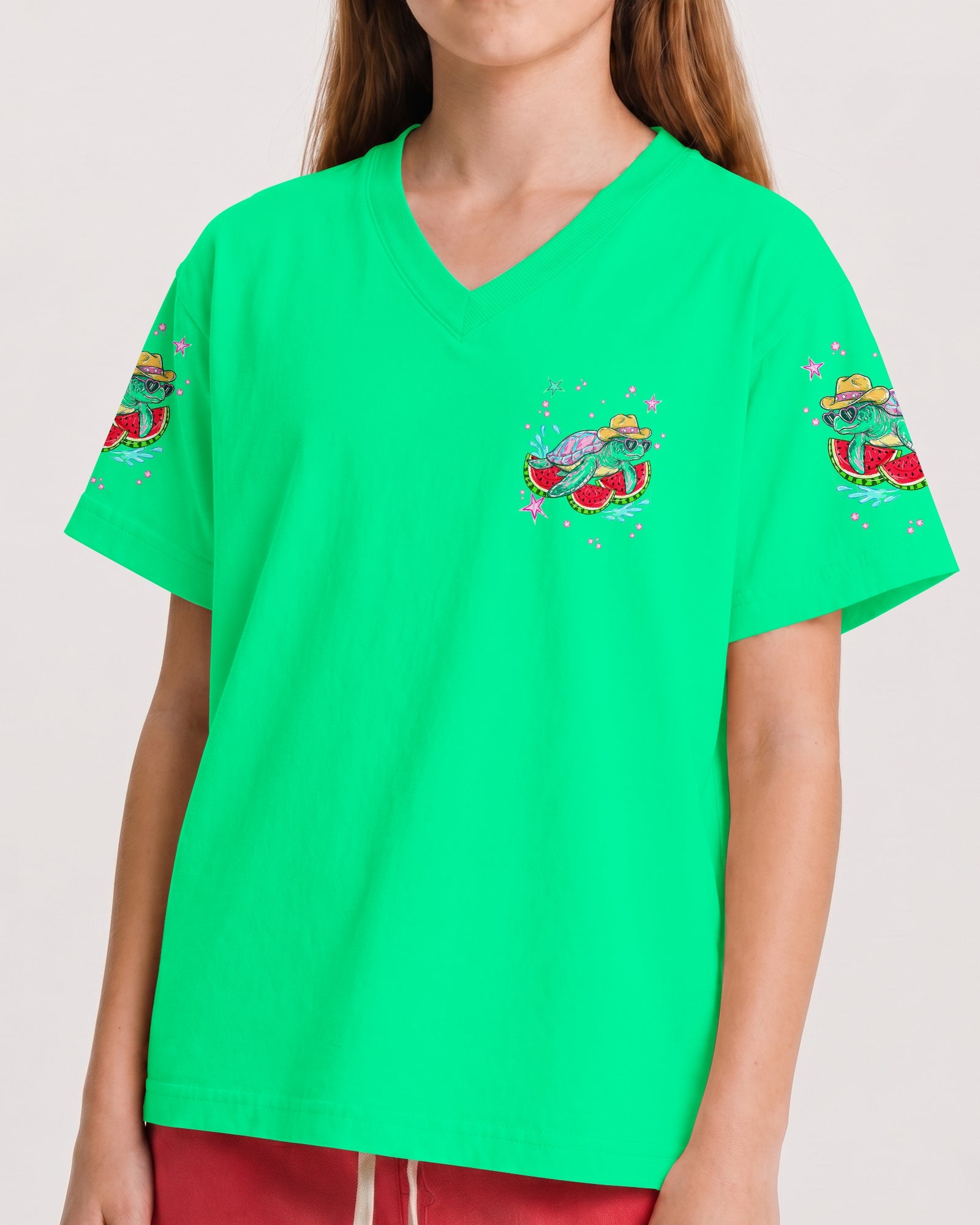DO THE WATERMELON CRAWL TURTLE KIDS ALL OVER PRINT - TLNT1106261