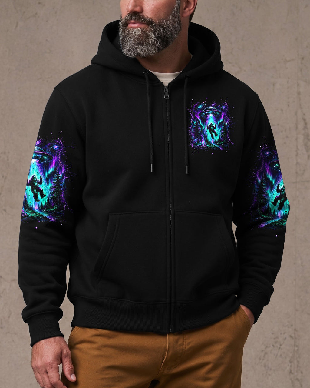 GOTTA GO VIBES ARE OFF BIGFOOT AURORA ALL OVER PRINT  - TLHG2306262