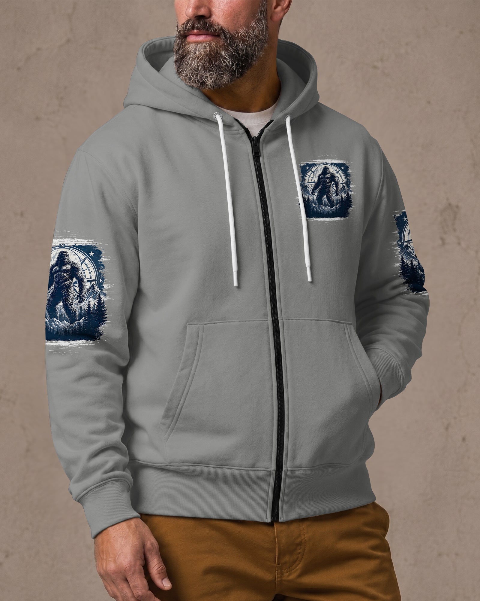 NOT ALL WHO WANDER ARE LOST BIGFOOT ALL OVER PRINT - TYPQ0907261