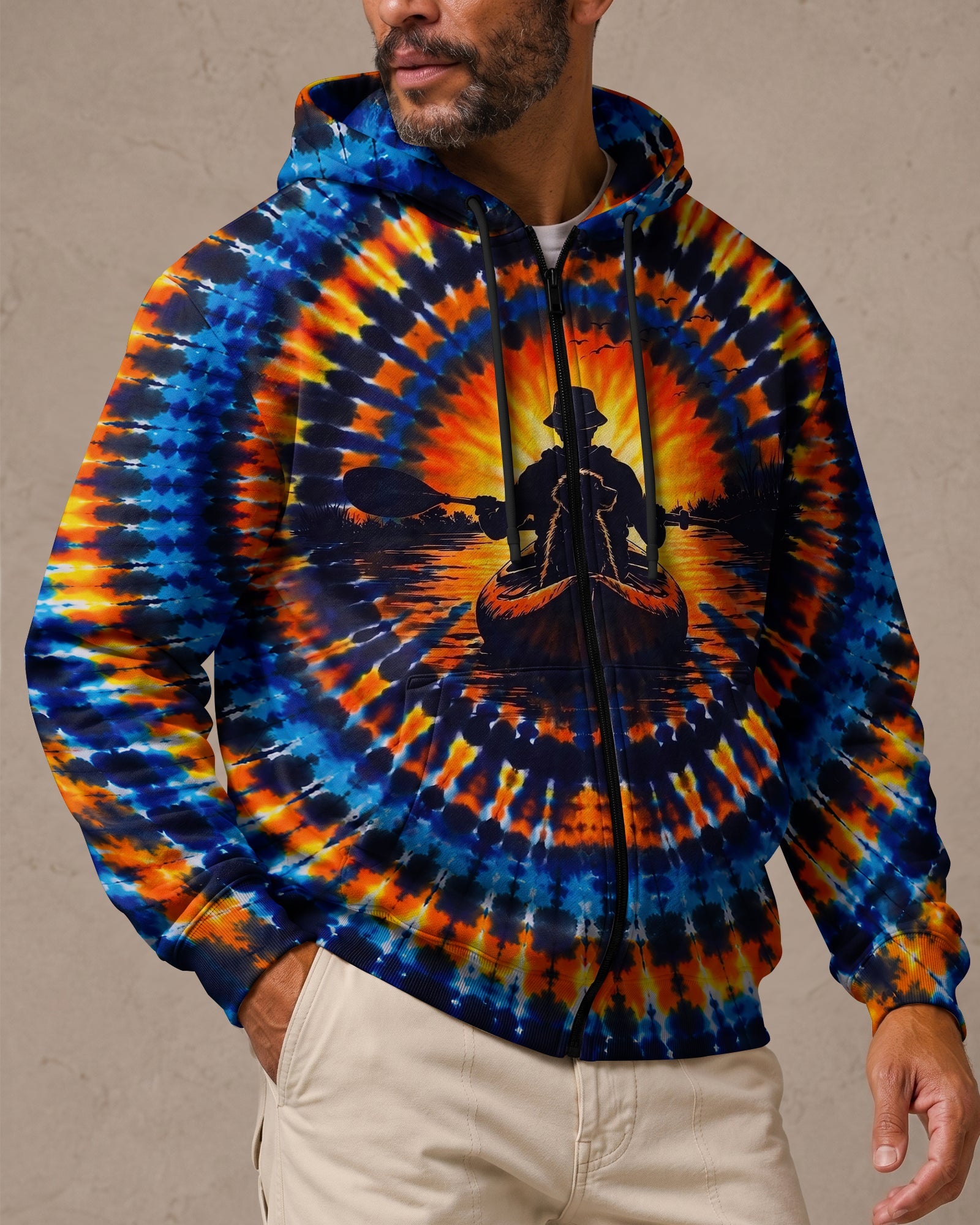 KAYAK CHASING SUNSET DOG ALL OVER PRINT  - TLNT1507265