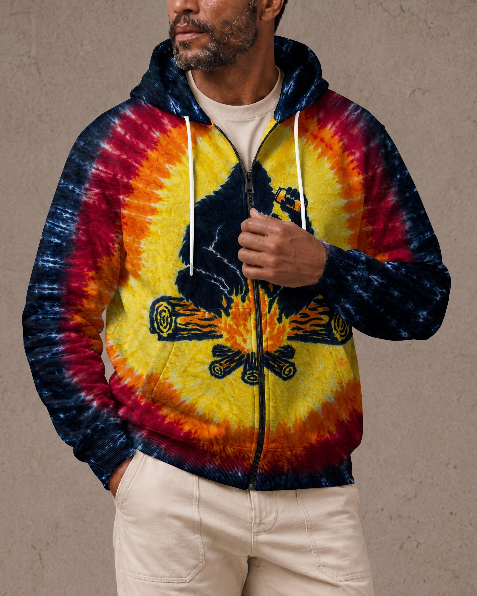 MAKING MEMORIES ONE CAMPFIRE AT A TIME BIGFOOT ALL OVER PRINT - TLHN1307262
